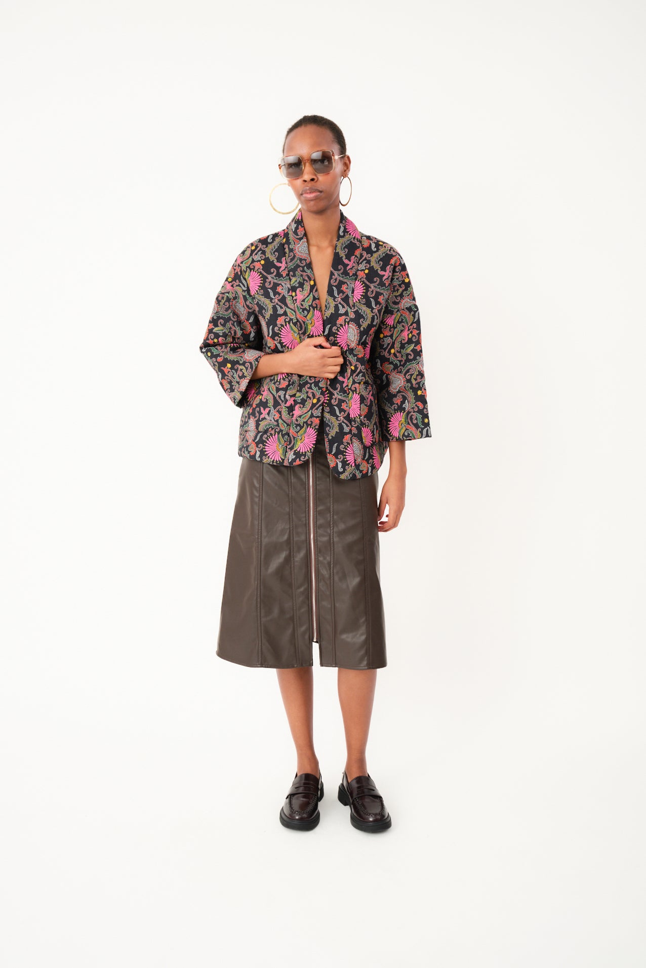 Lollys Laundry KatelynLL Midi Skirt Skirt 59 Brown