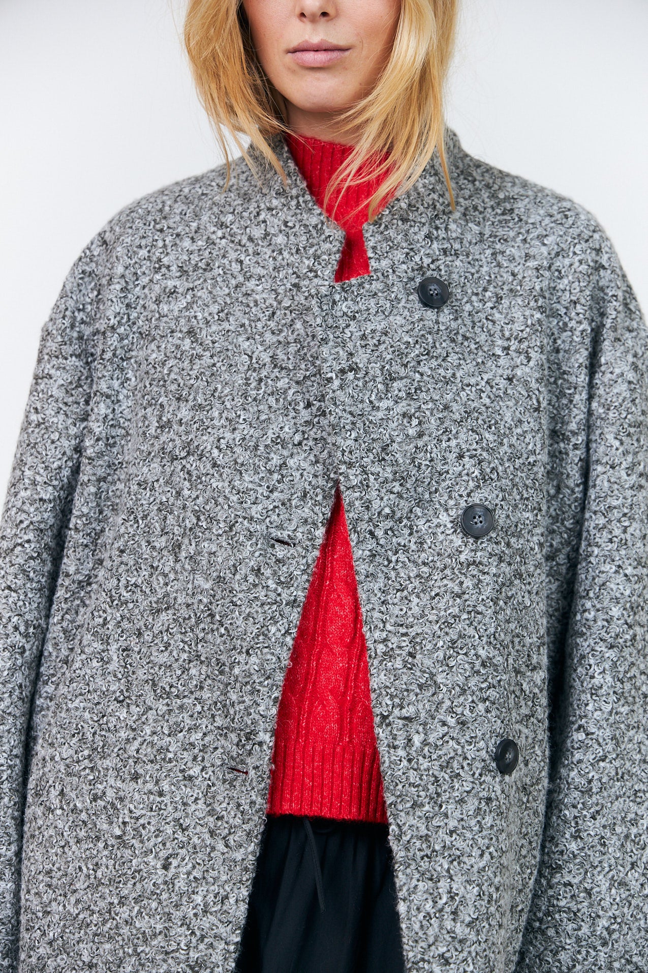 Lollys Laundry KayaLL Coat Outerwear 11 Grey Melange