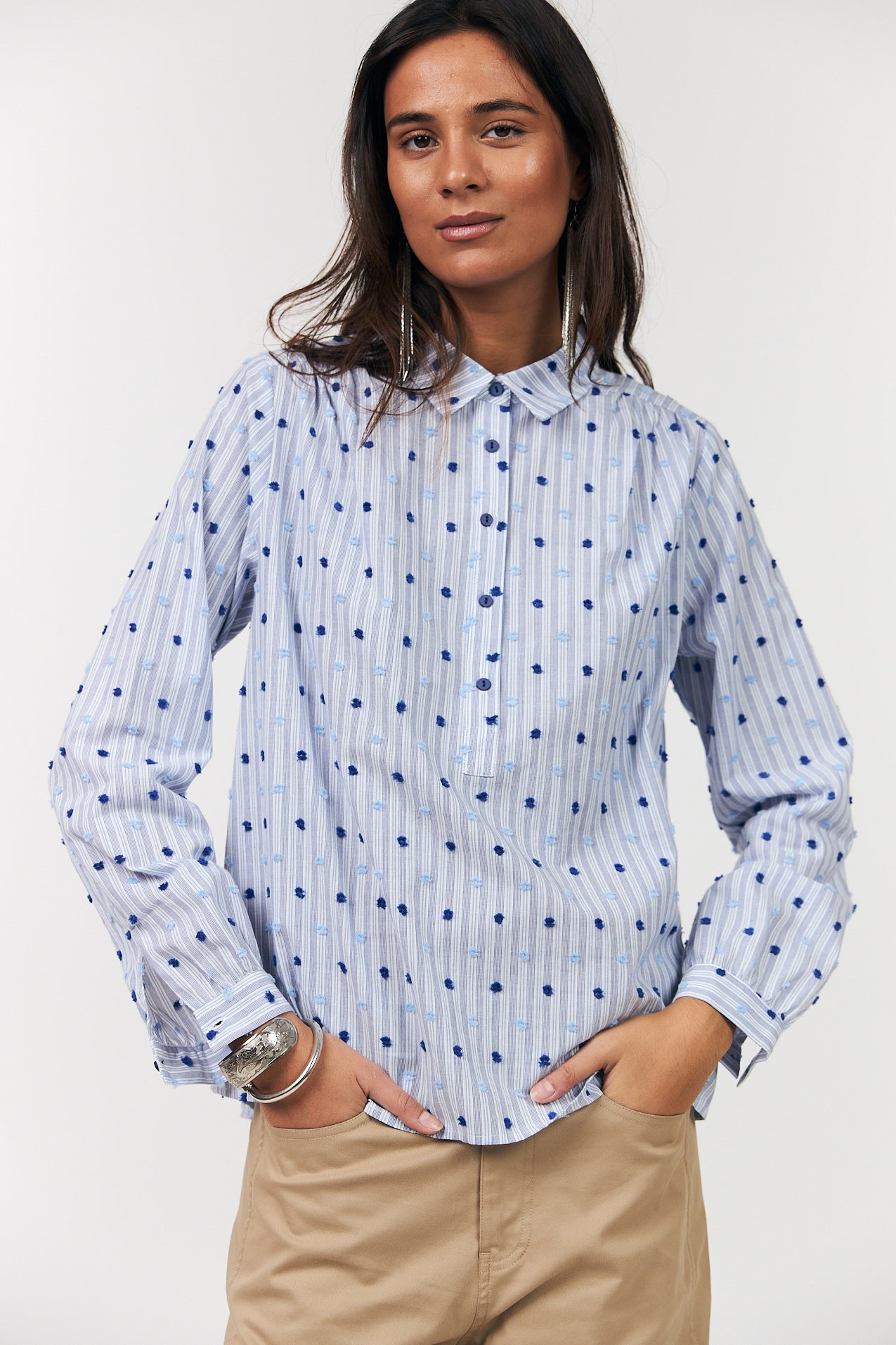 Lollys Laundry LariLL Shirt Shirt 23 Dark Blue