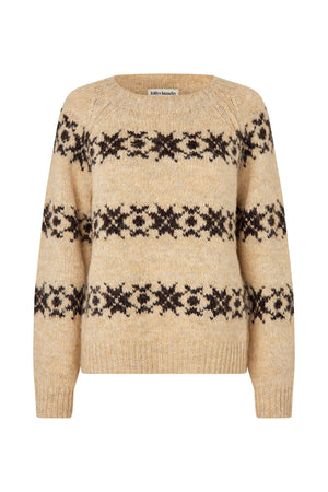 Lollys Laundry LattieLL Knit Jumper 02 Creme