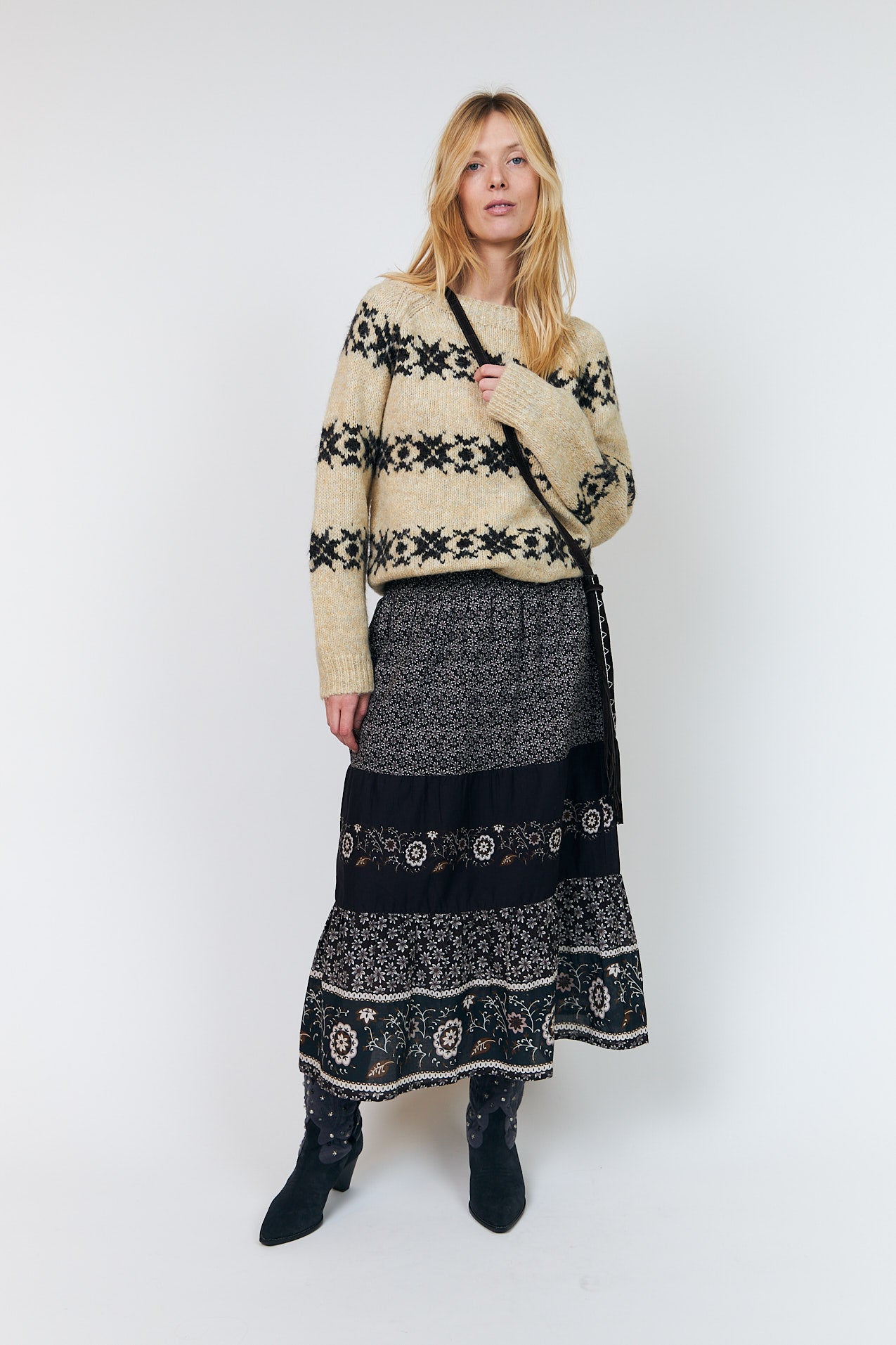 Lollys Laundry LattieLL Knit Jumper 02 Creme