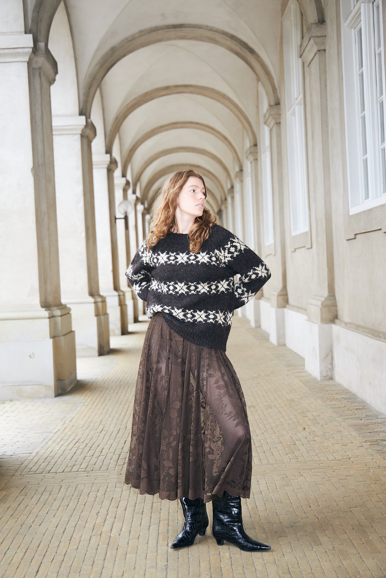 Lollys Laundry LattieLL Knit Jumper 87 Dark Mokka