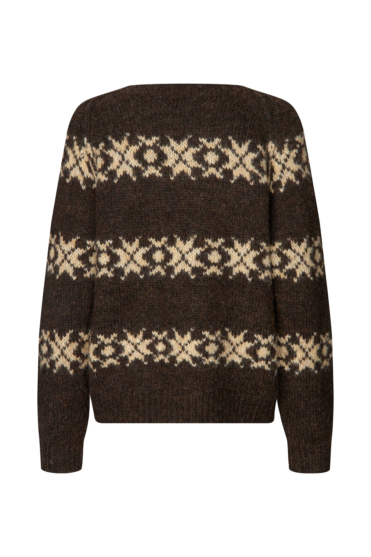 Lollys Laundry LattieLL Knit Jumper 87 Dark Mokka