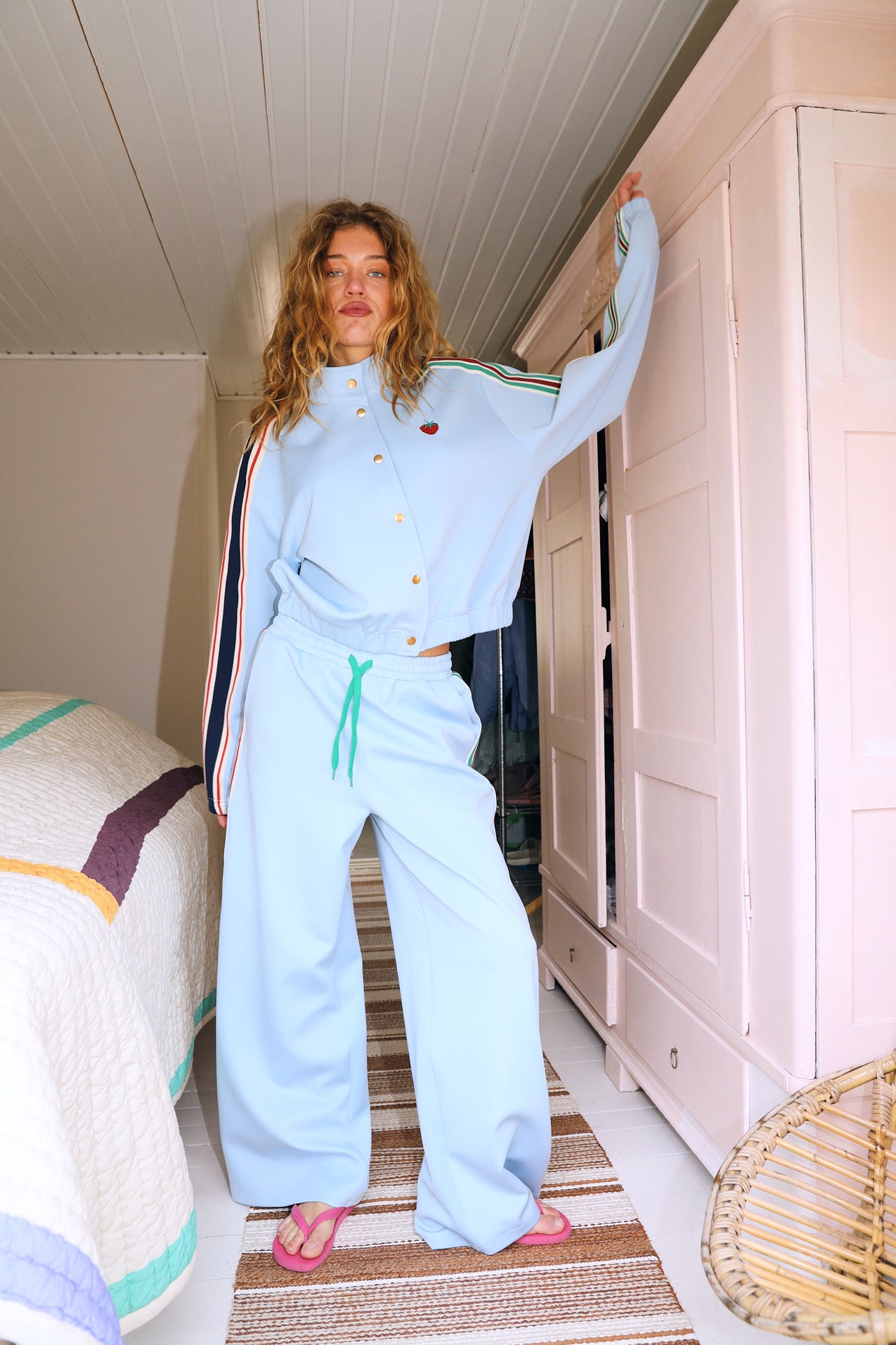 LiamLL Track Pants - Light Blue