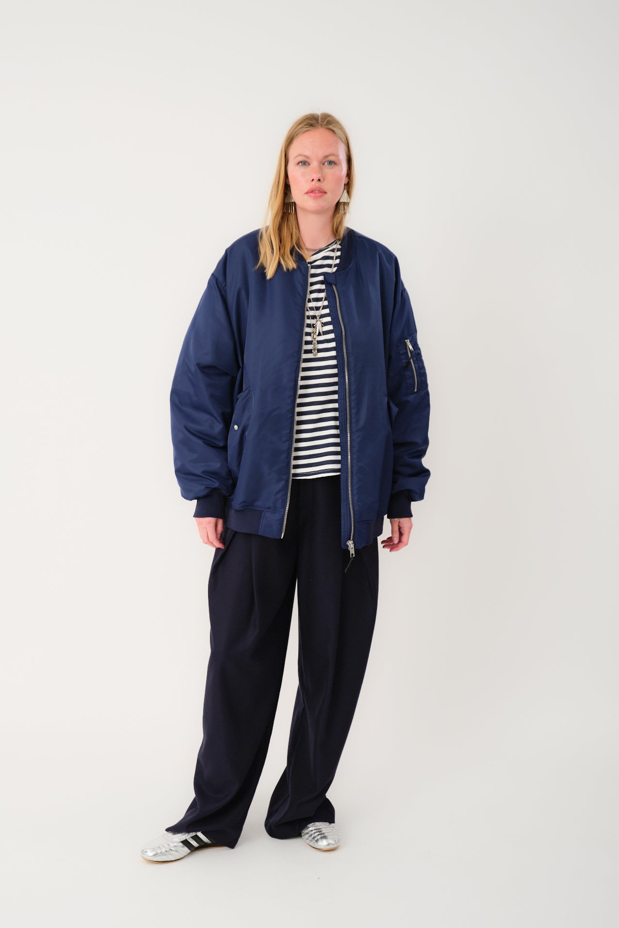 Lollys Laundry LilaLL Bomber Jacket Outerwear 27 Dark Navy