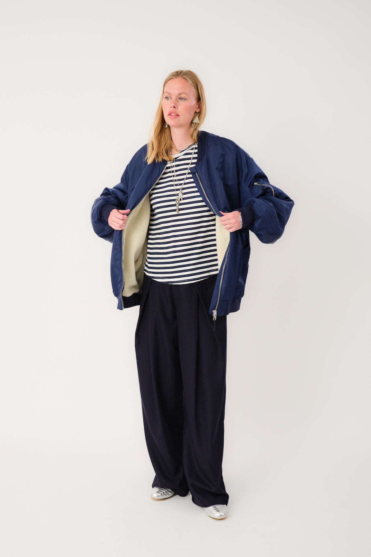 Lollys Laundry LilaLL Bomber Jacket Outerwear 27 Dark Navy