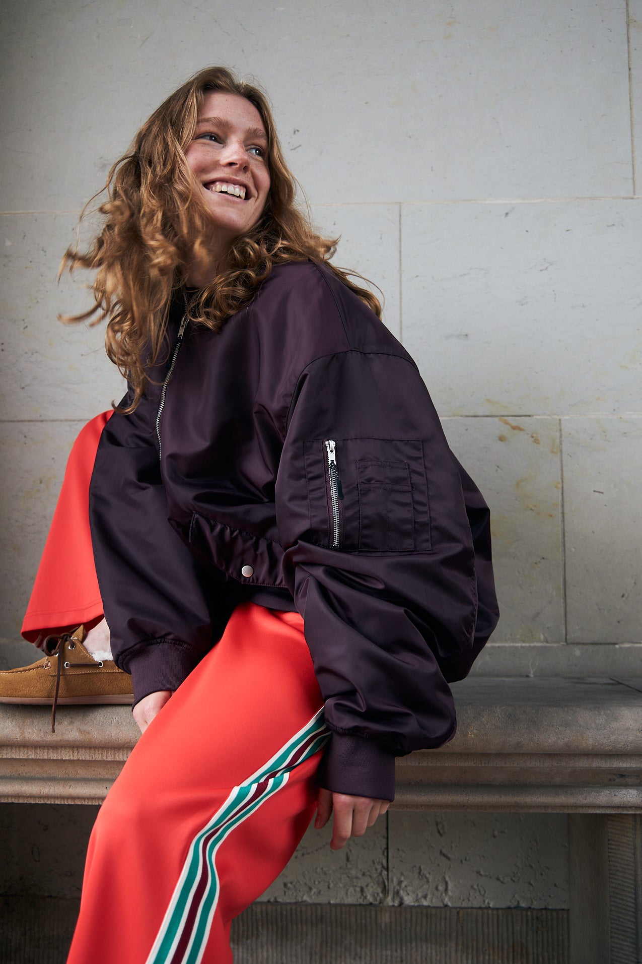 Lollys Laundry LilaLL Bomber Jacket Outerwear 31 Bordeaux