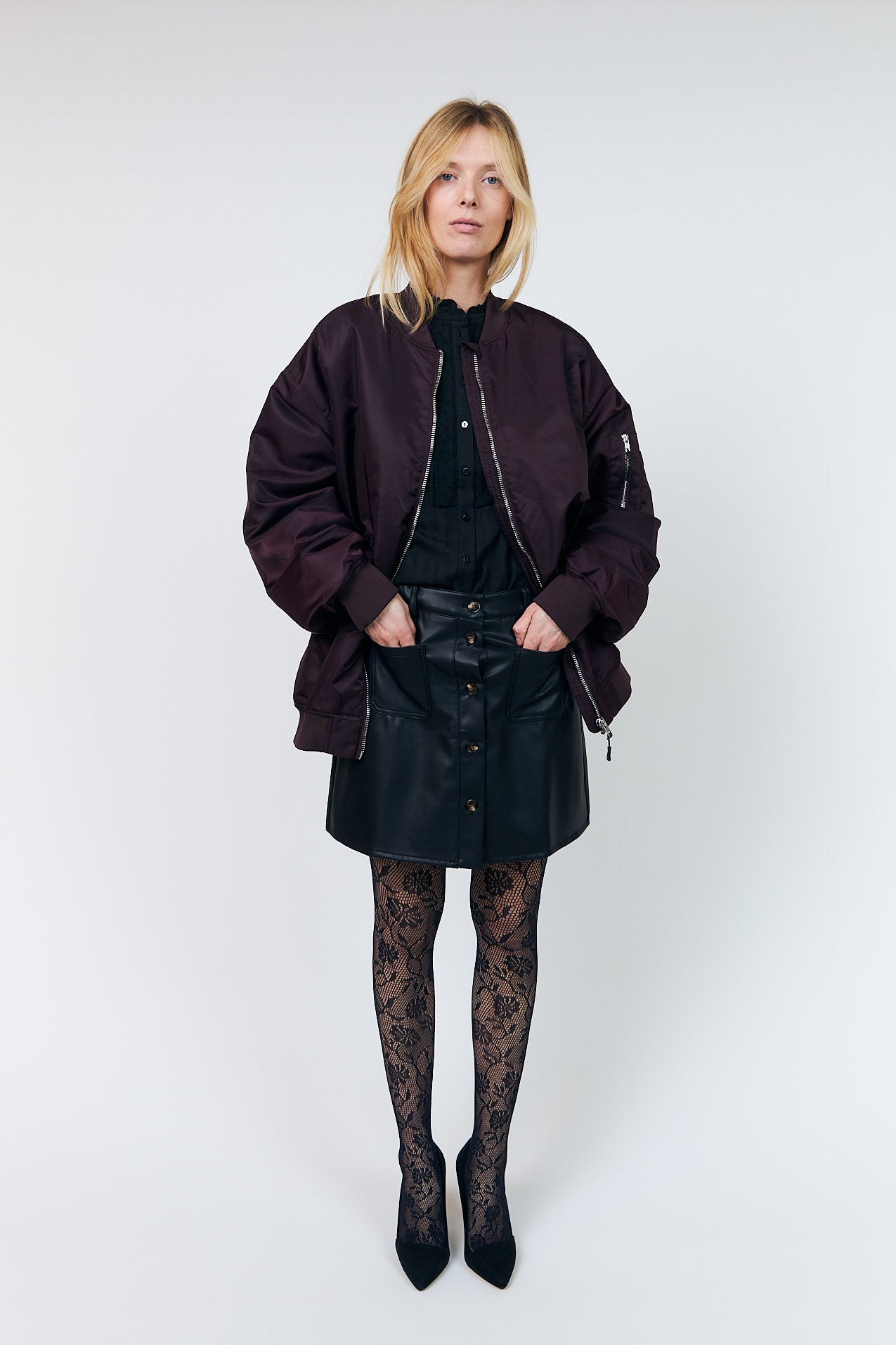 Lollys Laundry LilaLL Bomber Jacket Outerwear 31 Bordeaux