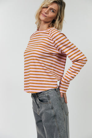 Lollys Laundry LivaLL Tee T-shirt 84 84 Light Pink