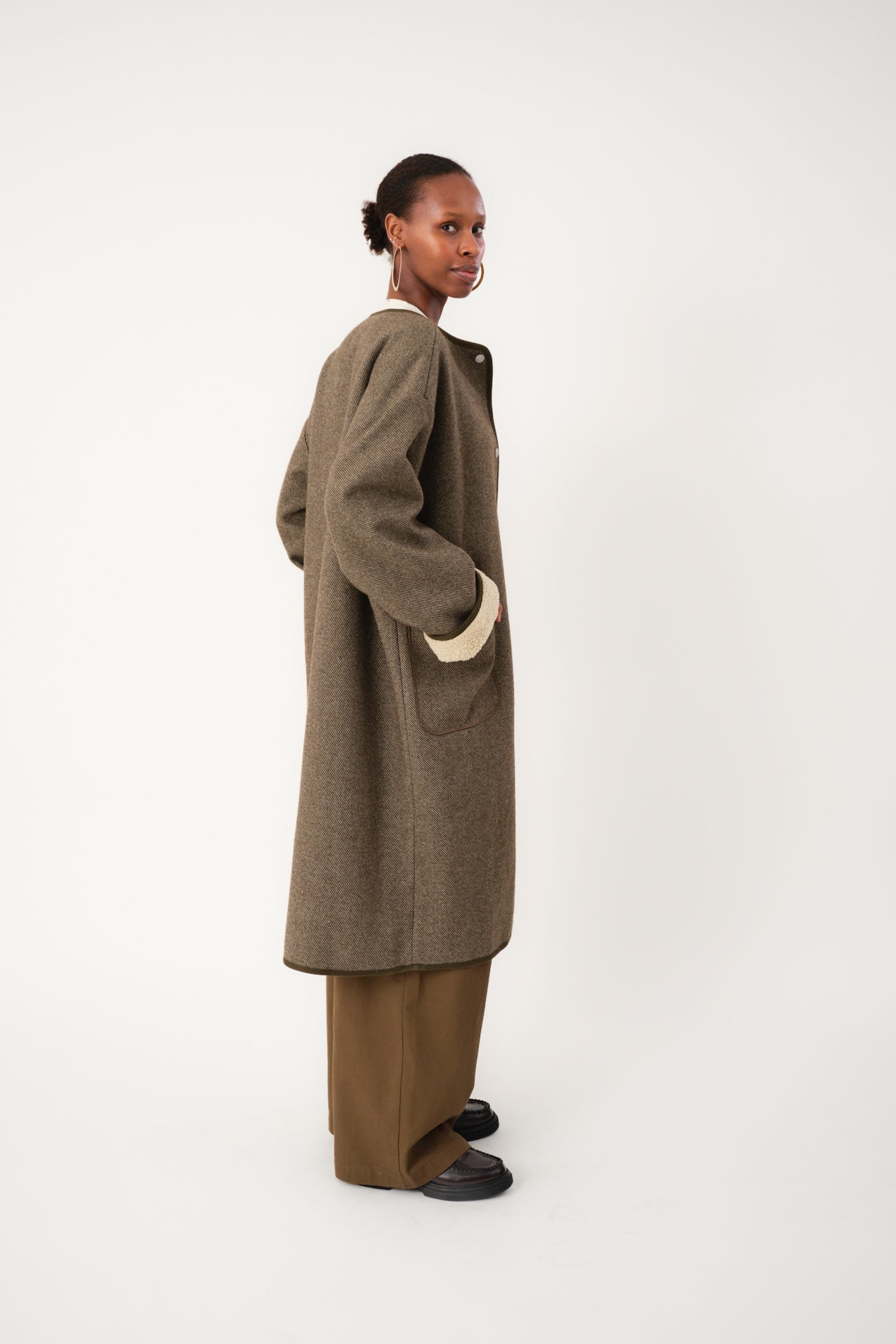 Lollys Laundry LockerbieLL Coat Outerwear 87 Dark Mokka