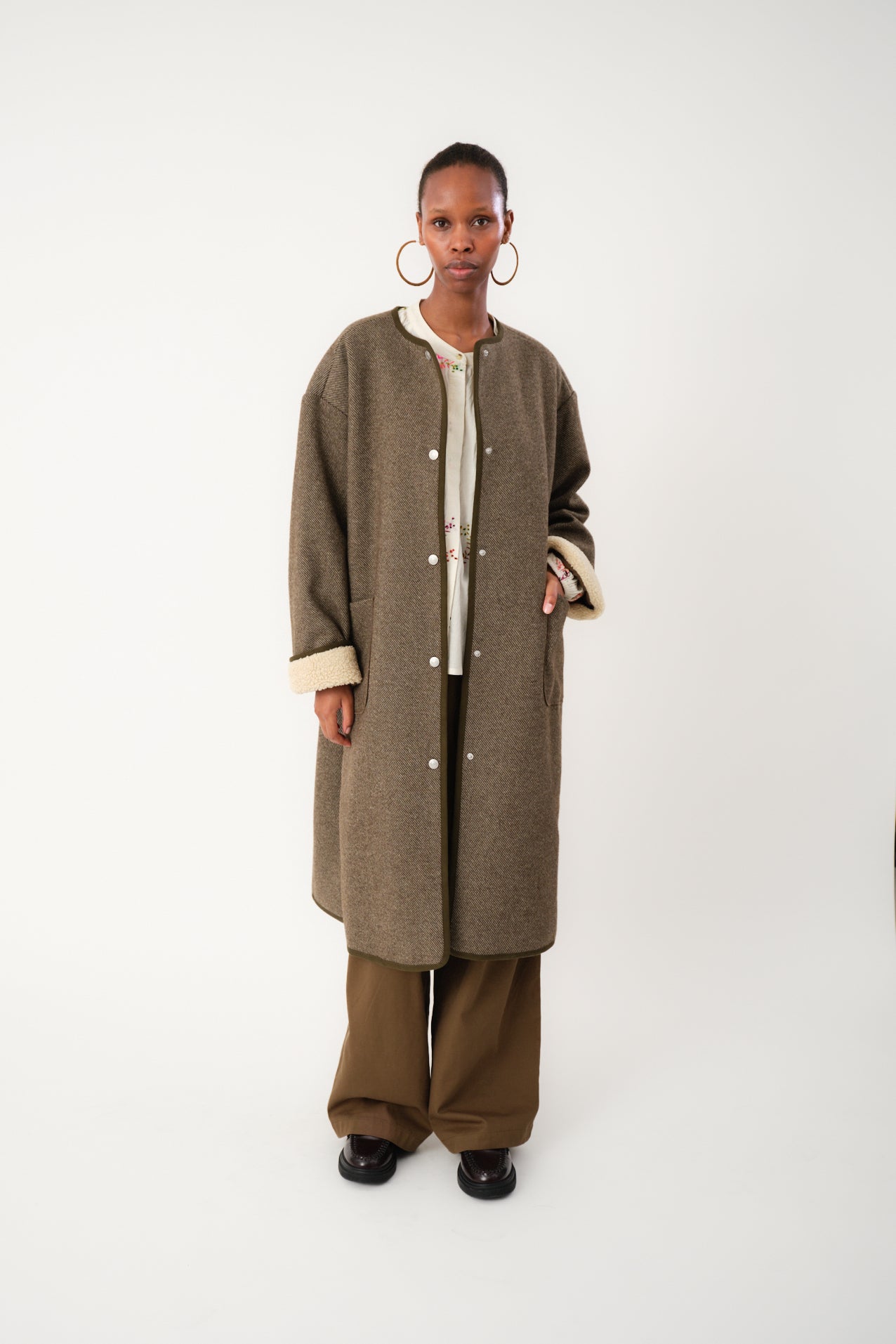 Lollys Laundry LockerbieLL Coat Outerwear 87 Dark Mokka