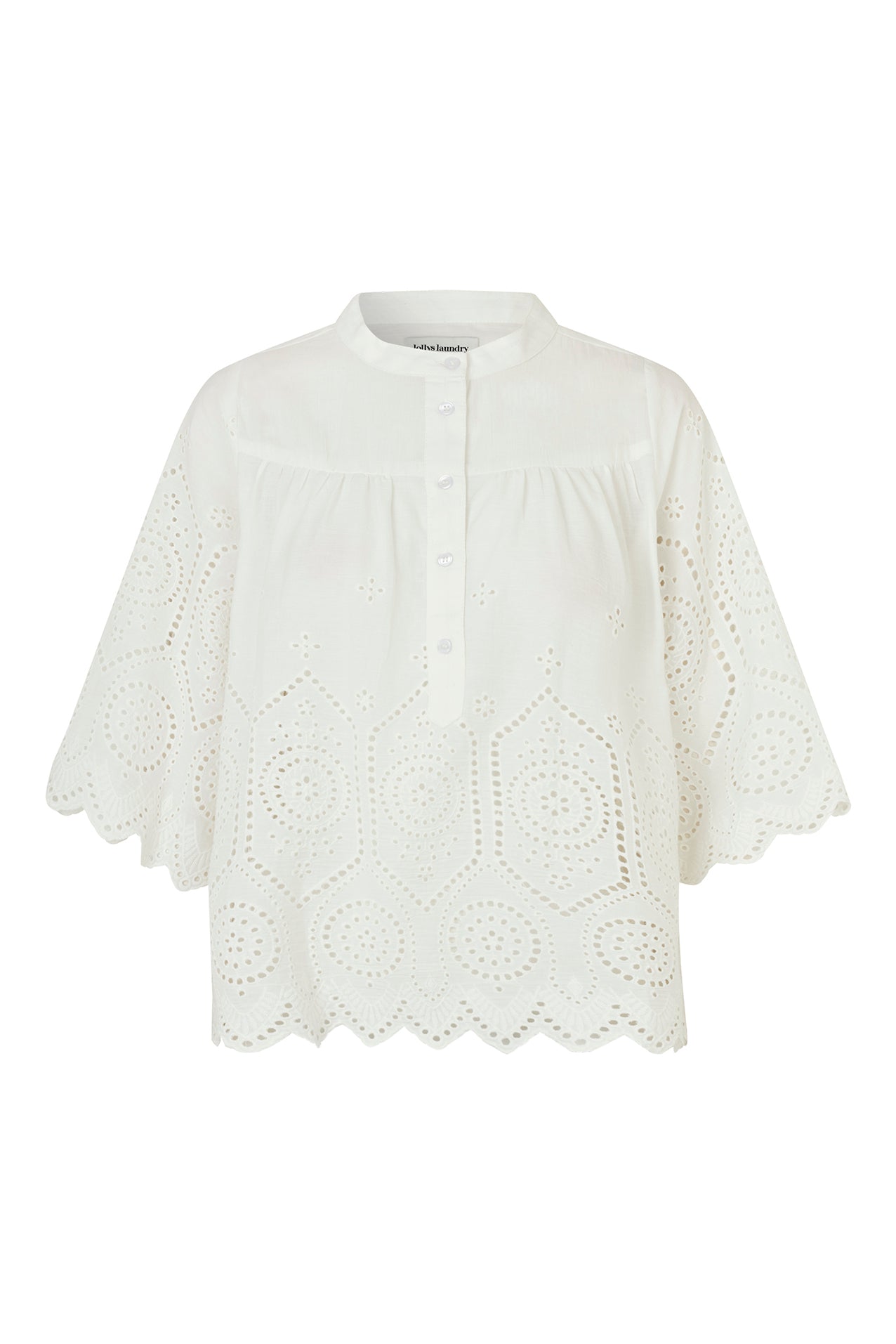 Lollys Laundry LouiseLL Blouse SS Shirt 01 White