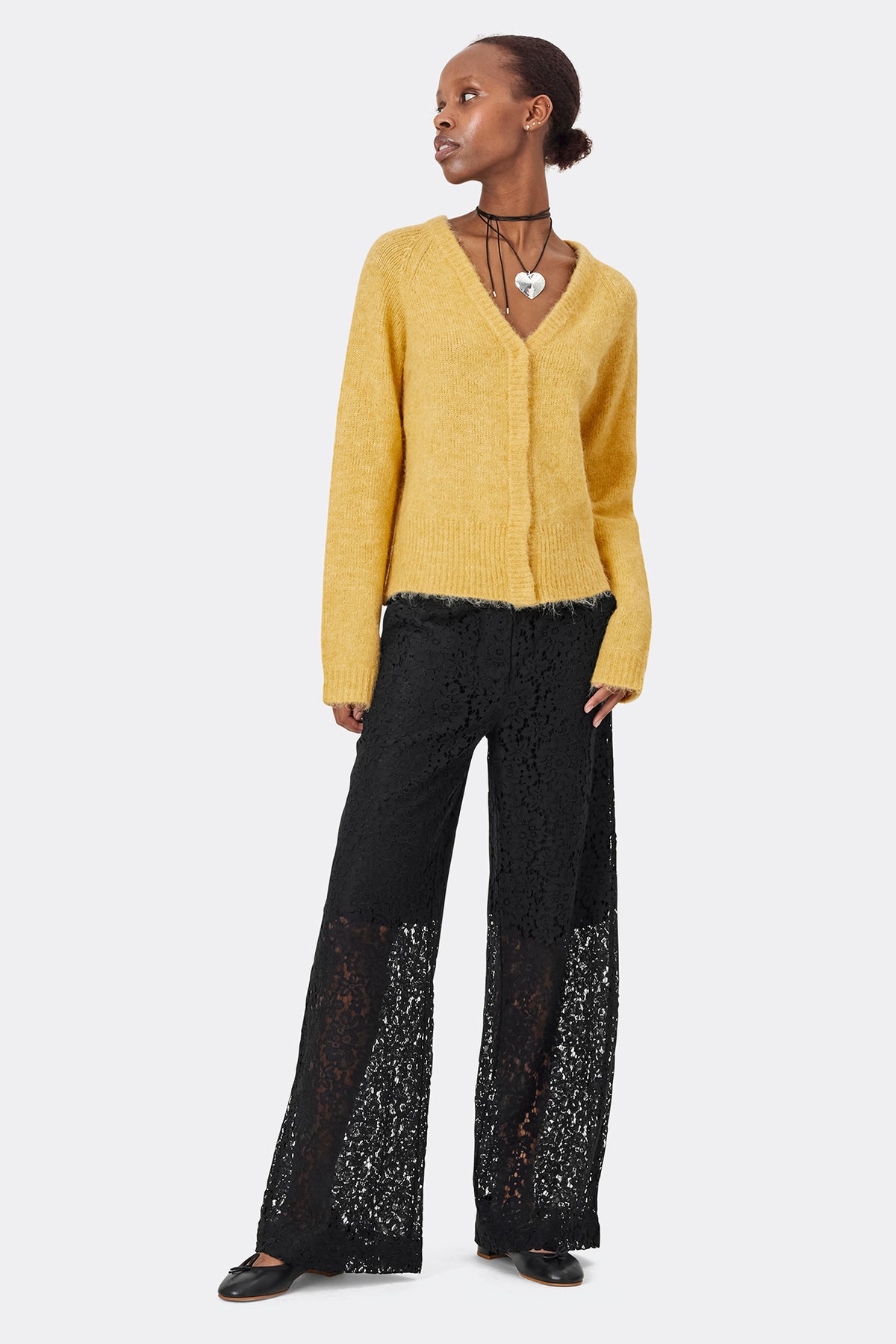 LucilleLL Cardigan LS - Yellow