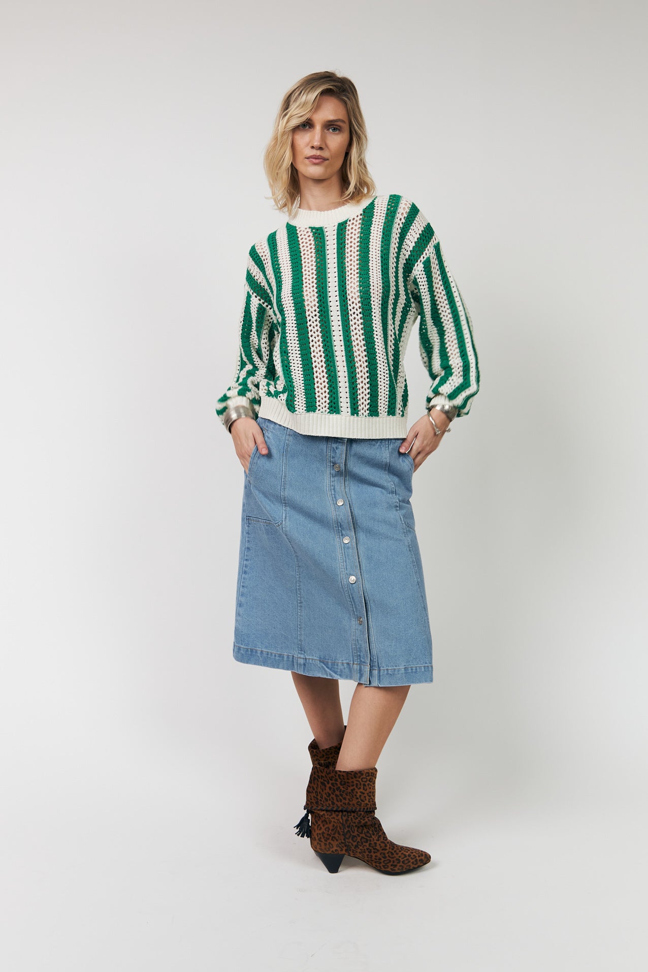 LusaLL Knit Jumper - Green