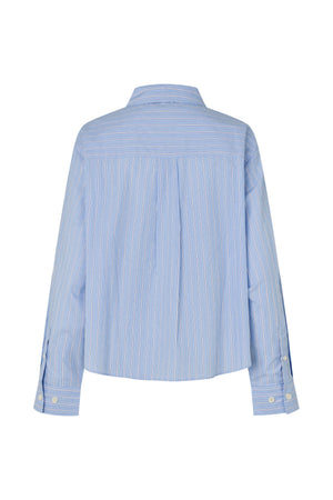 Lollys Laundry MarinaLL Cropped Shirt Shirt 22 Light Blue