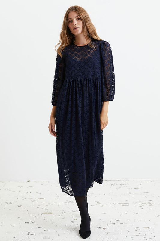 Lollys Laundry Marion Dress Dress 23 Dark Blue