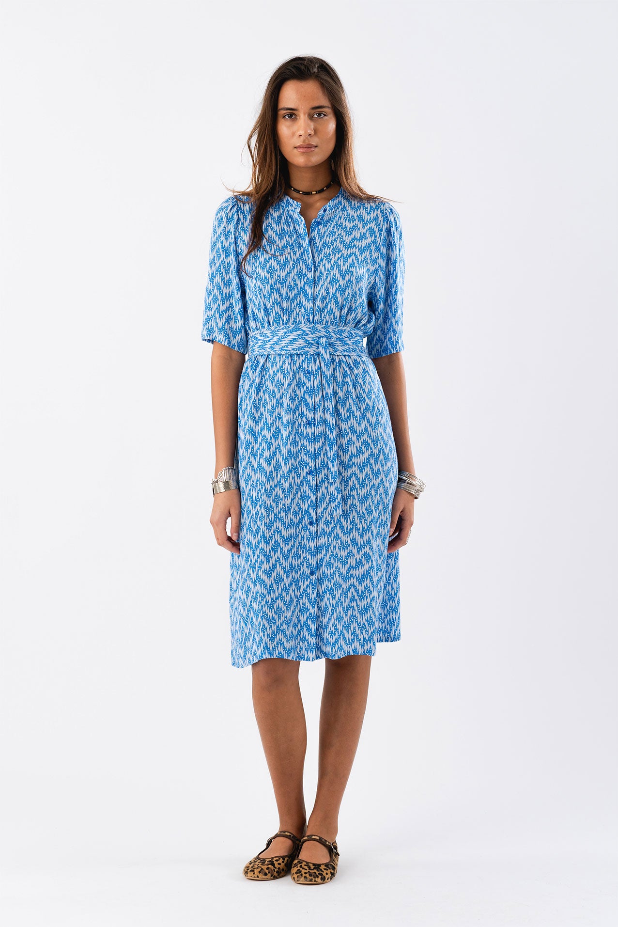 Lollys Laundry MataLL Midi Dress SS Dress 20 Blue