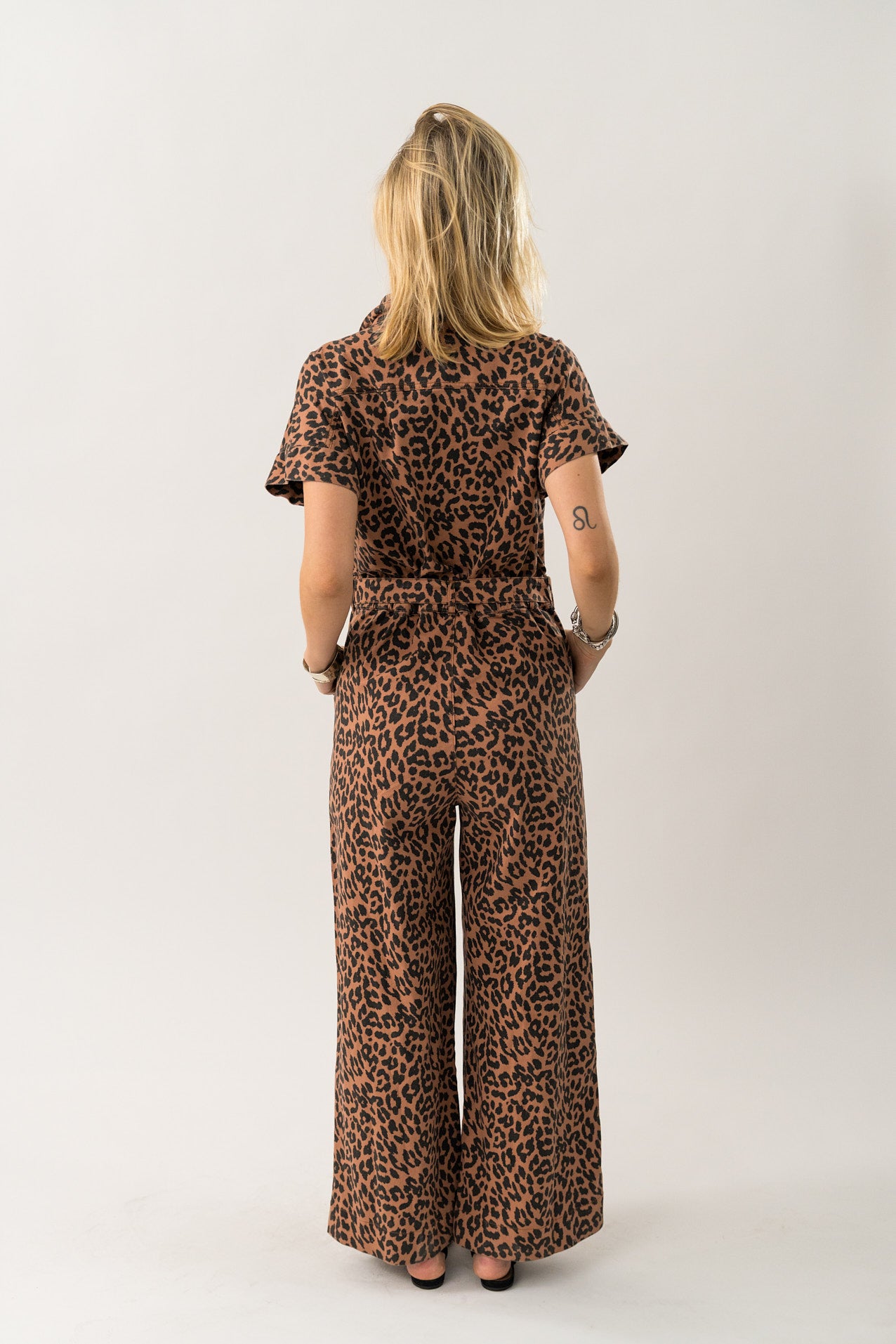 Lollys Laundry MathildeLL Jumpsuit SS Jumpsuit 72 Leopard Print