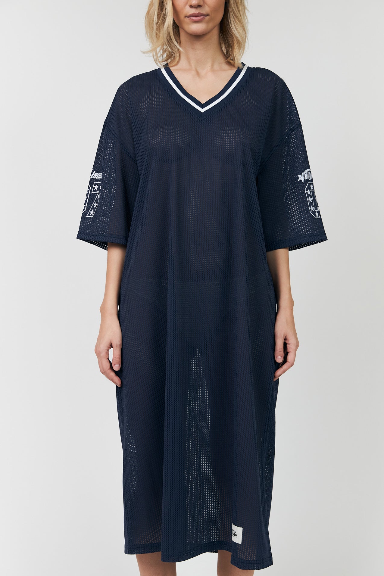 Lollys Laundry MillaLL sporty Mesh Dress Dress 23 Dark Blue
