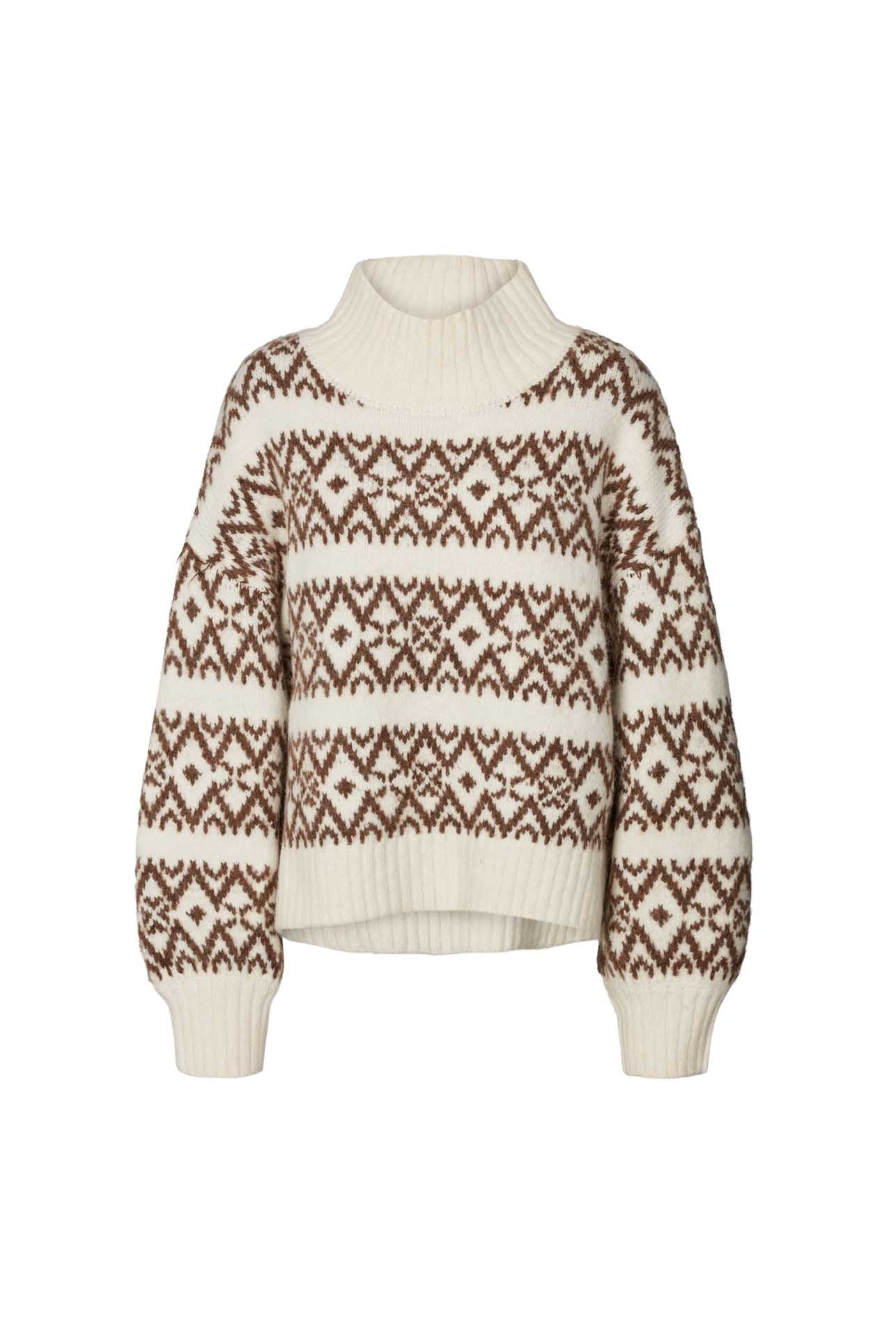 Lollys Laundry Mille Knit Jumper 02 Creme