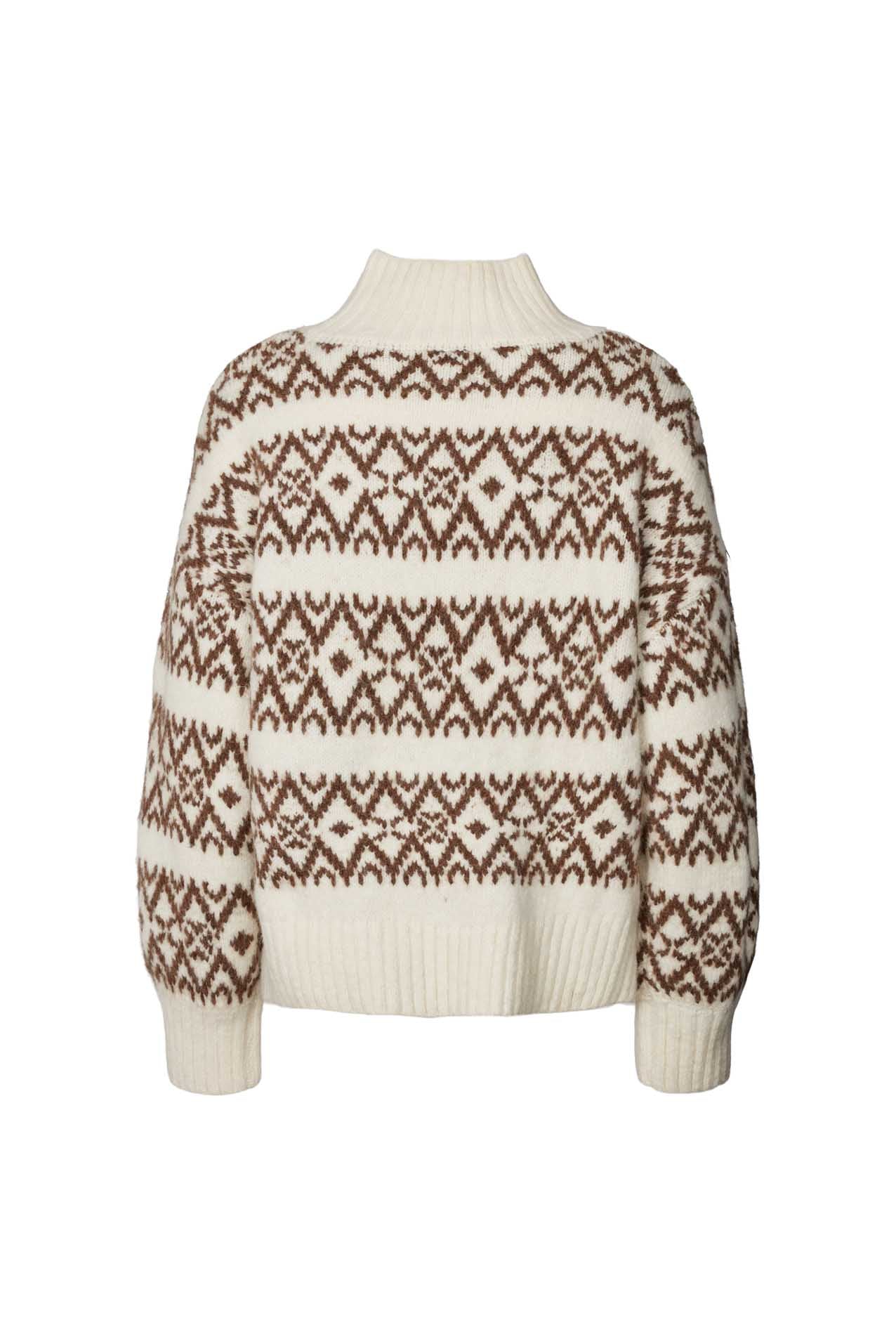 Lollys Laundry Mille Knit Jumper 02 Creme