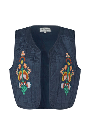 Lollys Laundry MistLL Vest Vest 23 Dark Blue