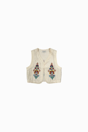 Lollys Laundry MistLL Vest Vest 02 Creme