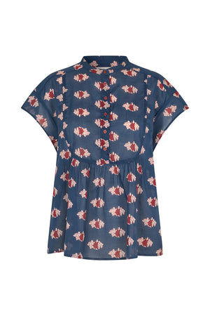 Lollys Laundry MollyLL Blouse Blouse 23 Dark Blue