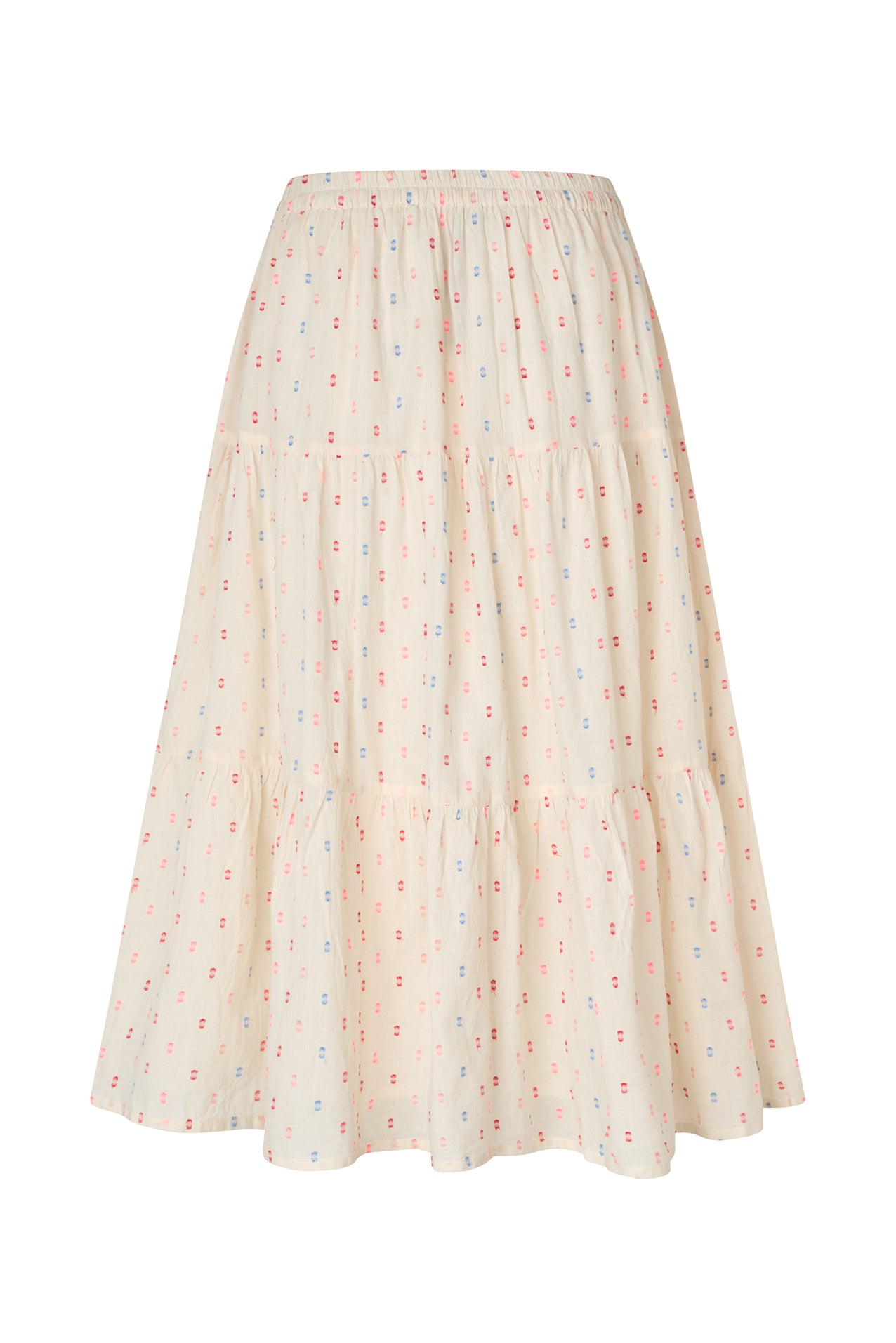 Lollys Laundry MorningLL Midi Skirt Skirt 02 Creme