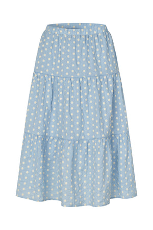 Lollys Laundry MorningLL Midi Skirt Skirt 22 Light Blue