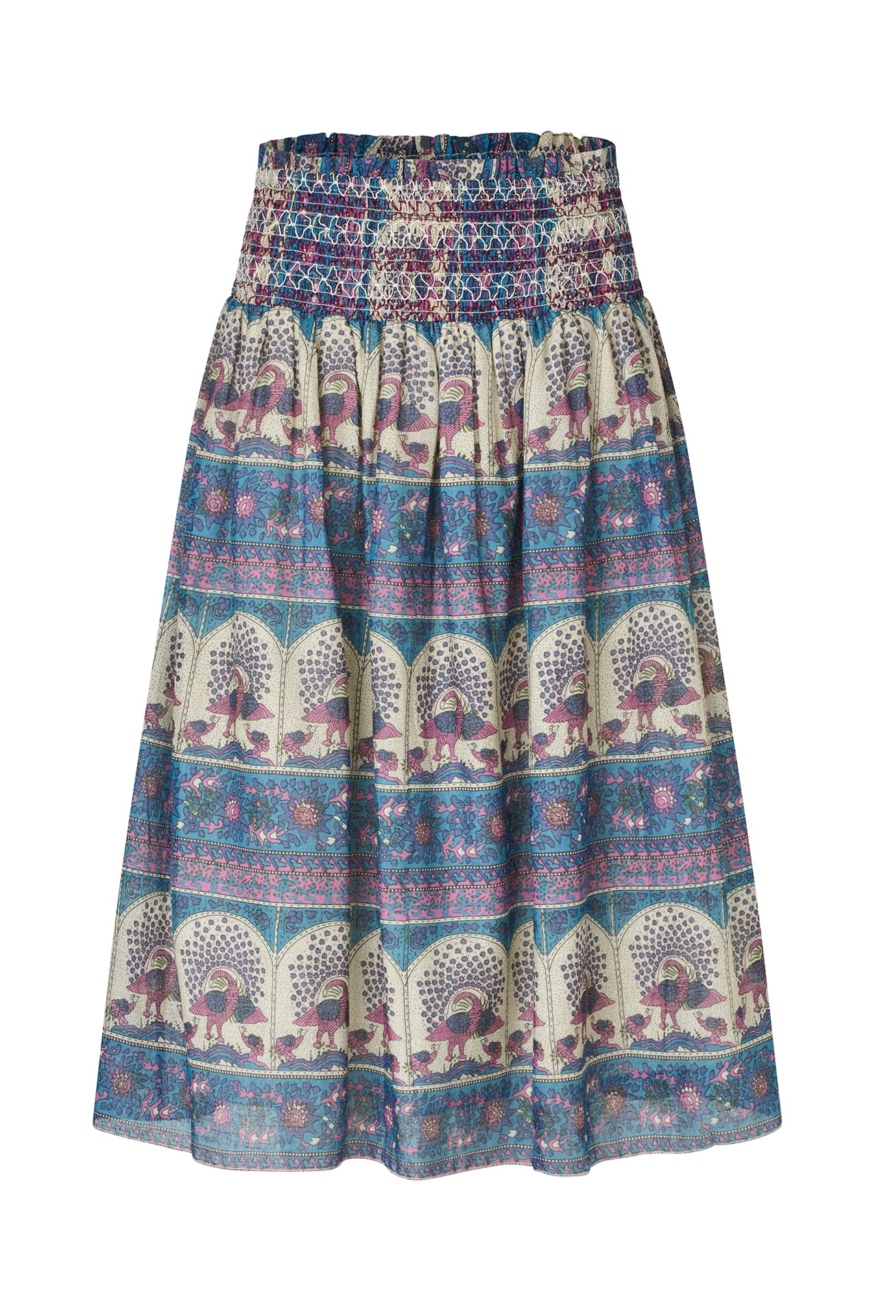 Lollys Laundry MyraLL Midi Skirt Skirt 20 Blue