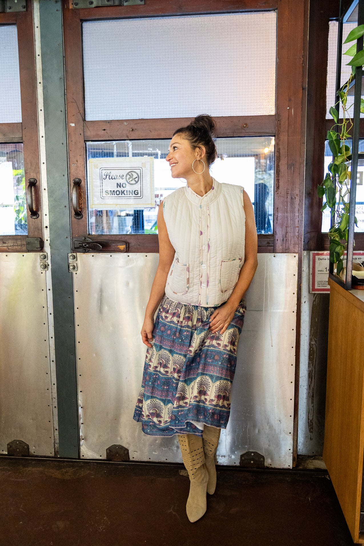 Lollys Laundry MyraLL Midi Skirt Skirt 20 Blue