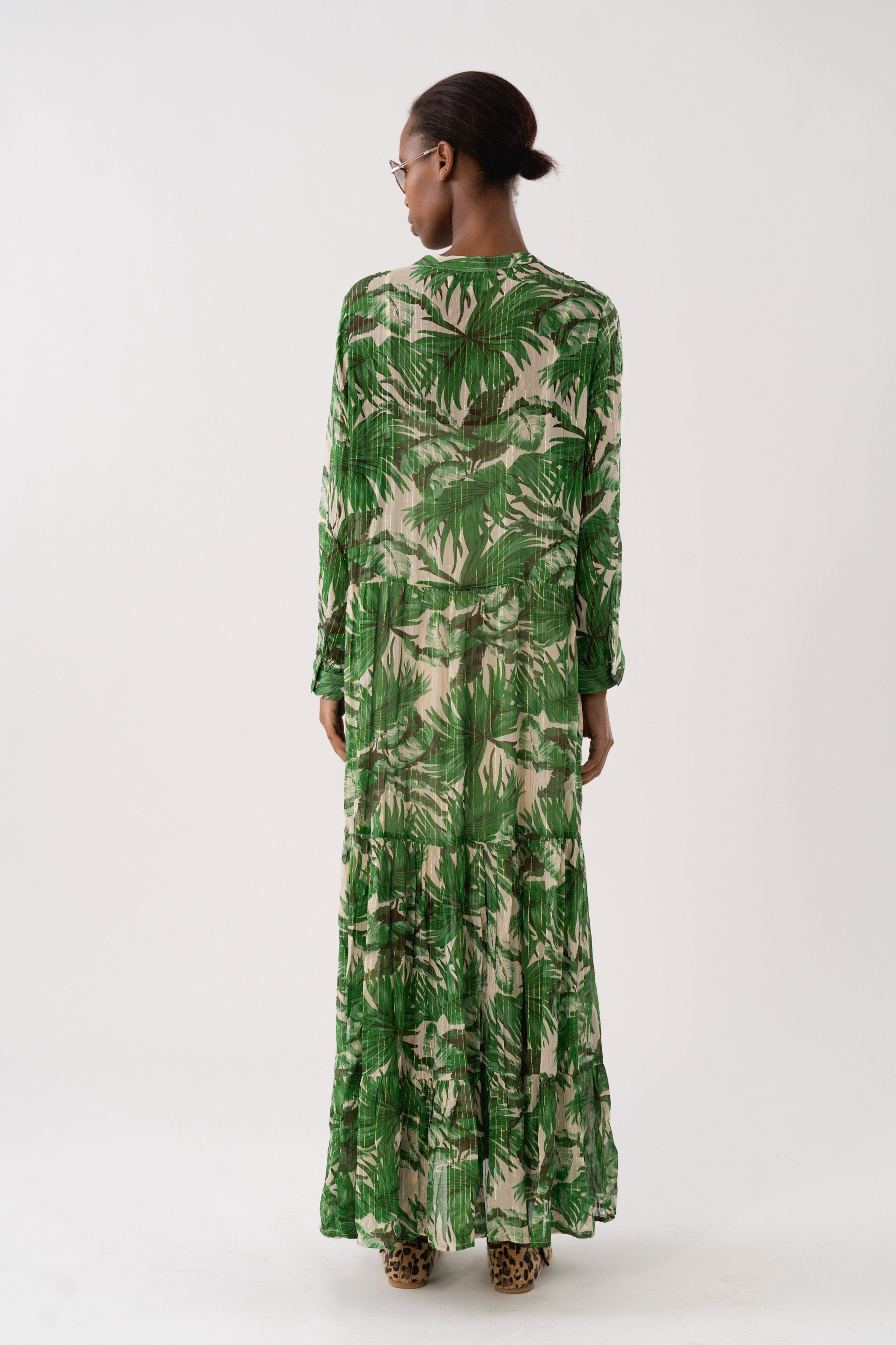NeeLL Maxi Dress LS - Green