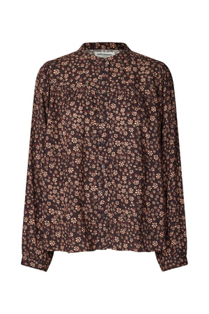 Lollys Laundry NickyLL Shirt Shirt 87 Dark Mokka