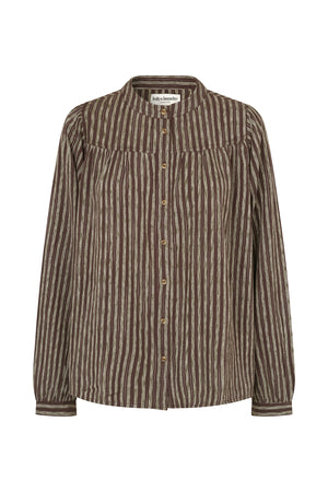 Lollys Laundry NickyLL Shirt Shirt 87 Dark Mokka