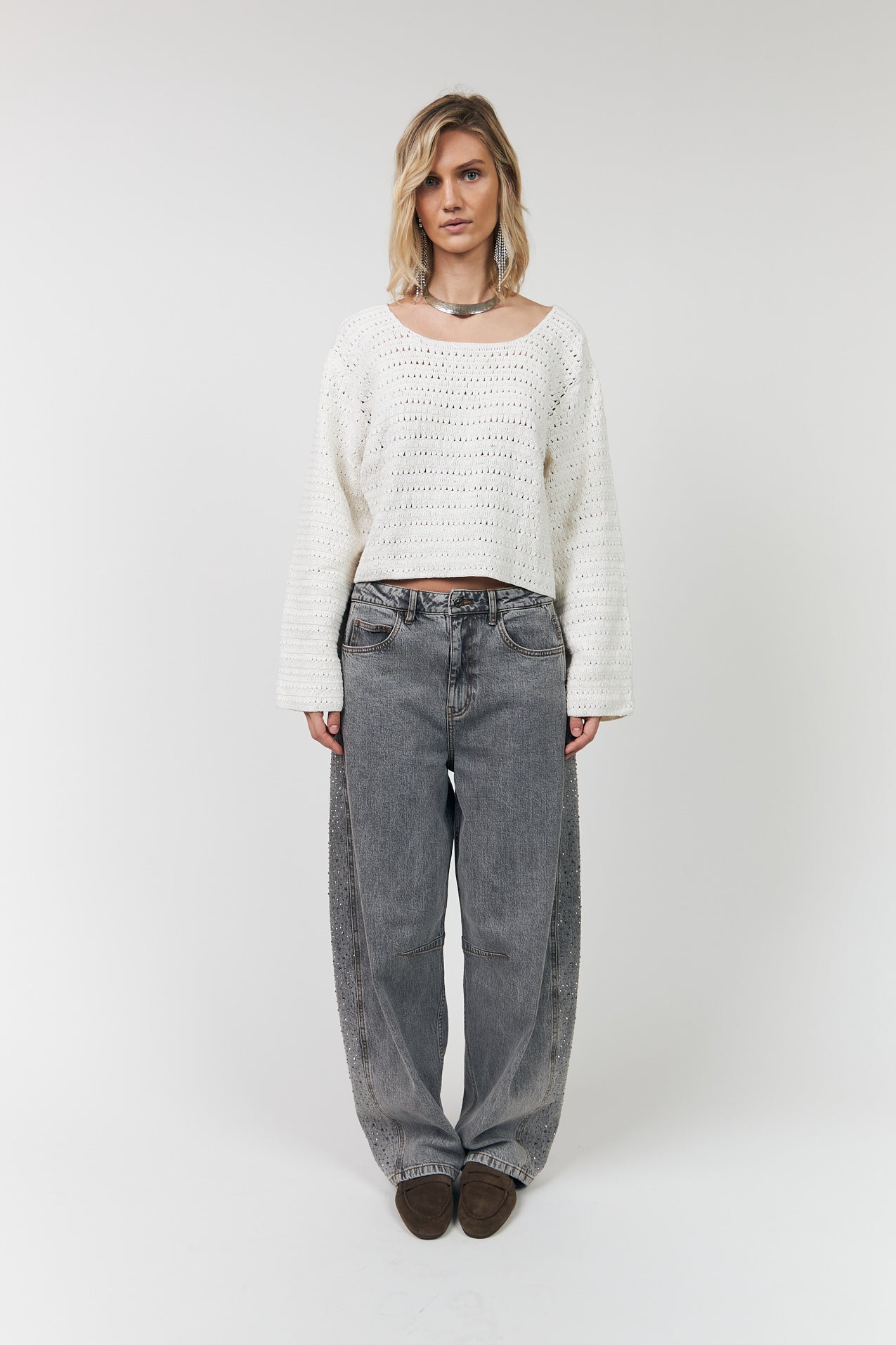 NoelleLL Knit Jumper - Creme