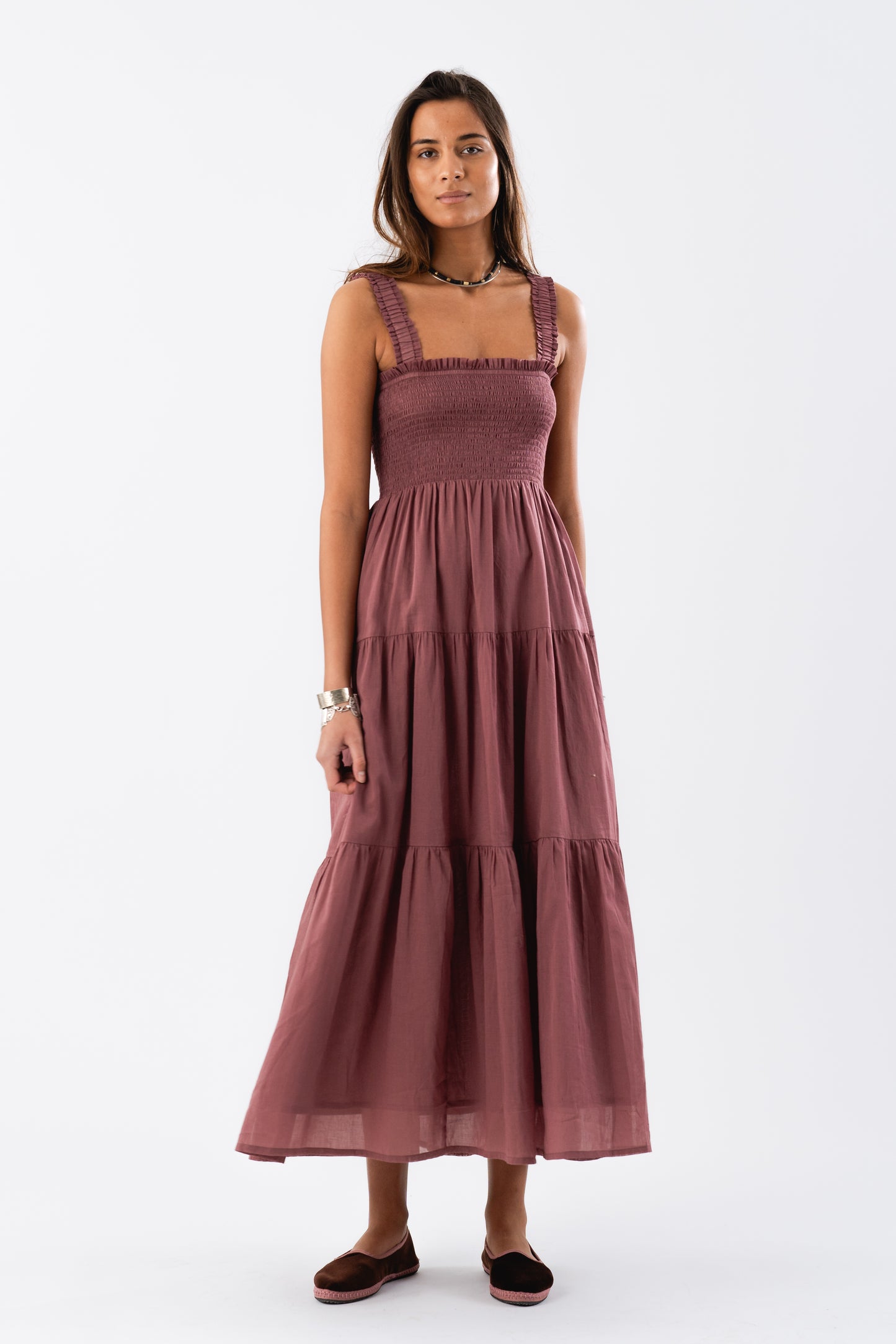 Lollys Laundry NudaLL Maxi Dress SL Dress 34 Mauve