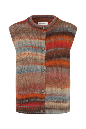 Lollys Laundry NynneLL Knit Vest Vest 54 Rust