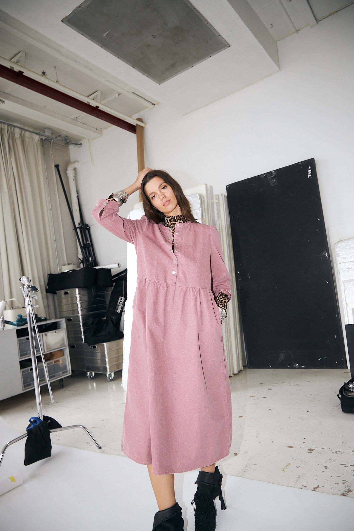 Lollys Laundry OliviaLL Midi Dress Dress 68 Plum