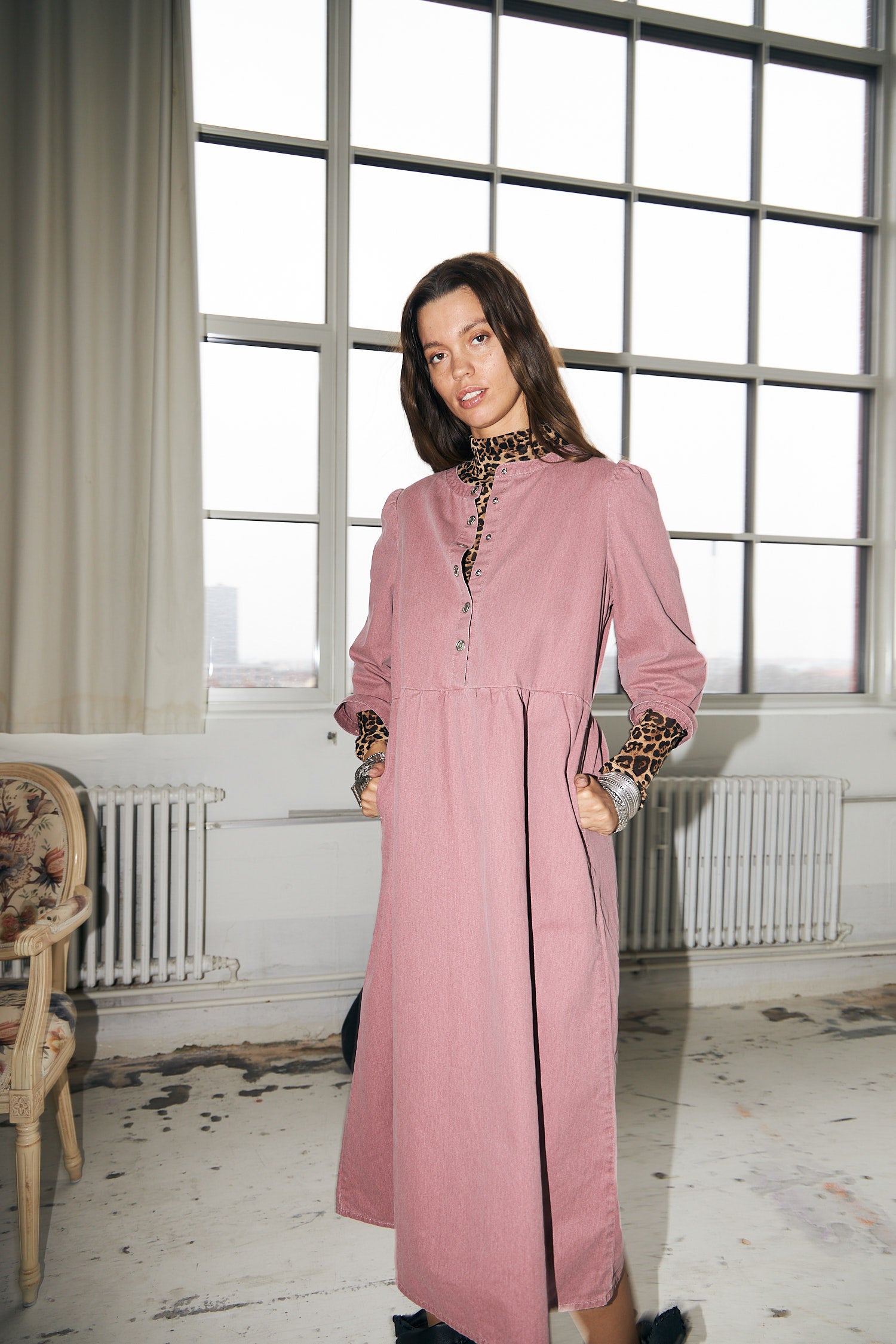 Lollys Laundry OliviaLL Midi Dress Dress 68 Plum