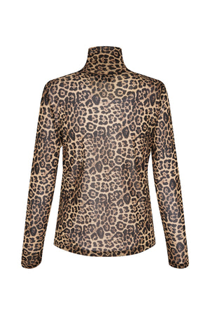 Lollys Laundry OrieLL Turtleneck Blouse Blouse 72 Leopard Print