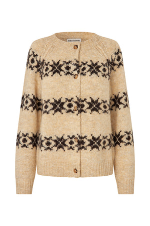 Lollys Laundry PadovaLL Cardigan Knit Cardigan 02 Creme