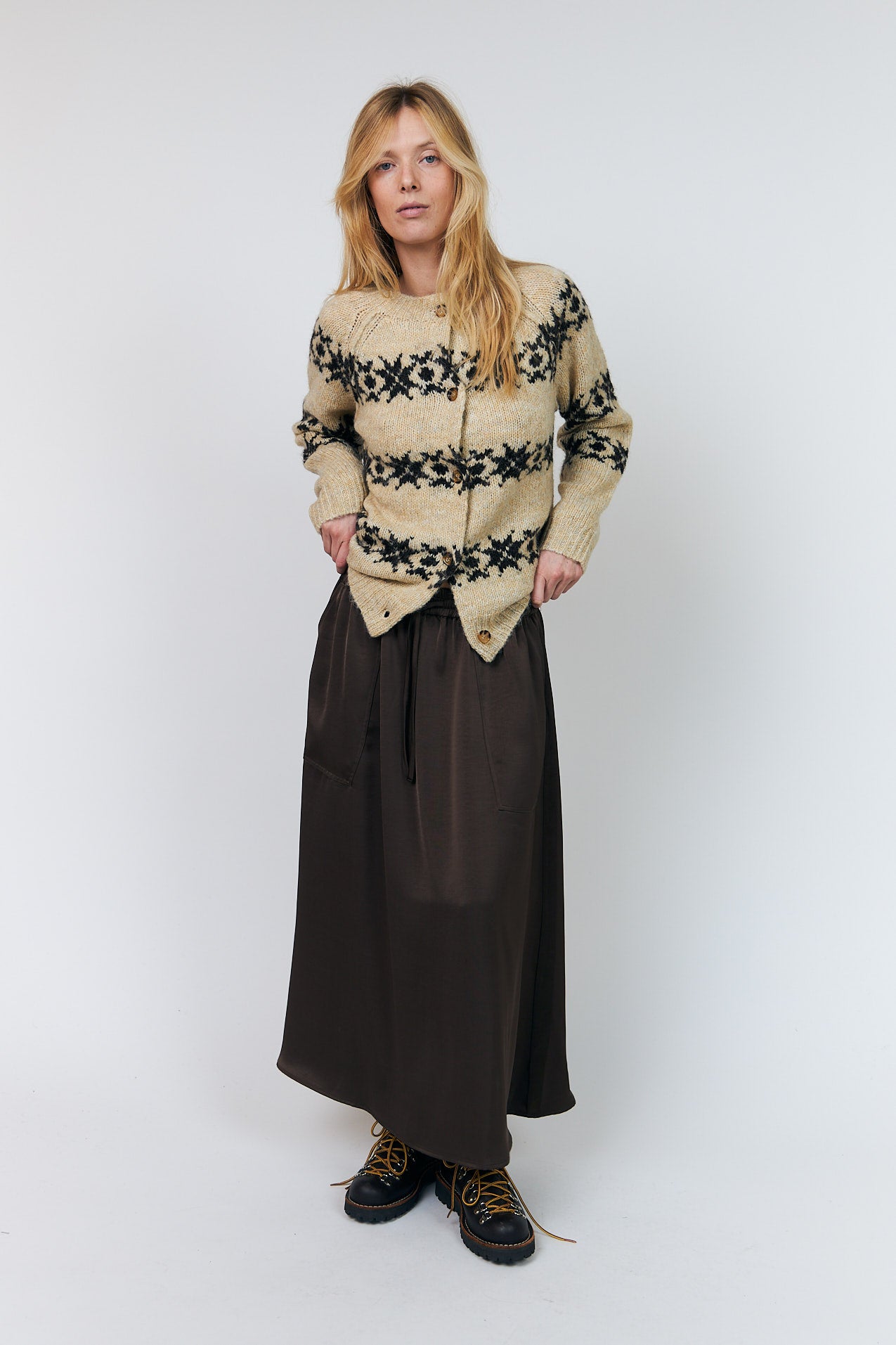 Lollys Laundry PadovaLL Cardigan Knit Cardigan 02 Creme