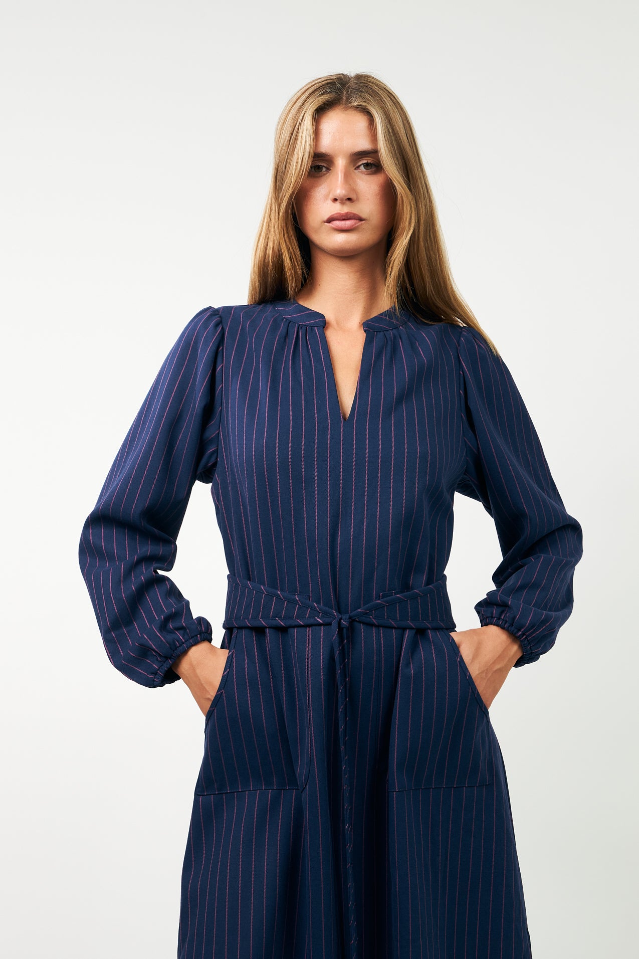 Lollys Laundry ParisLL Midi Dress Dress 27 Dark Navy