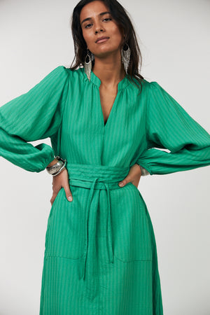 Lollys Laundry ParisLL Midi Dress Dress 40 Green