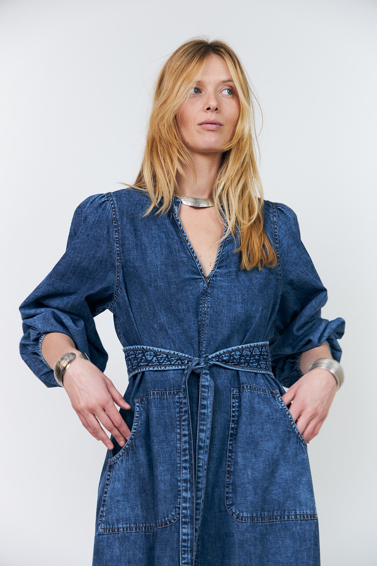 Lollys Laundry ParisLL Midi Dress Dress 20 Blue