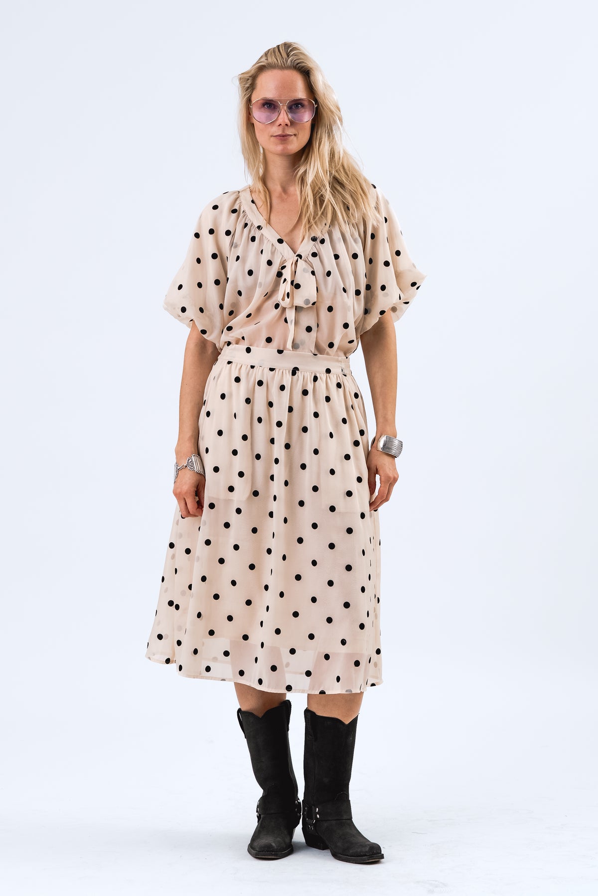Lollys Laundry PineLL Blouse Blouse 02 Creme