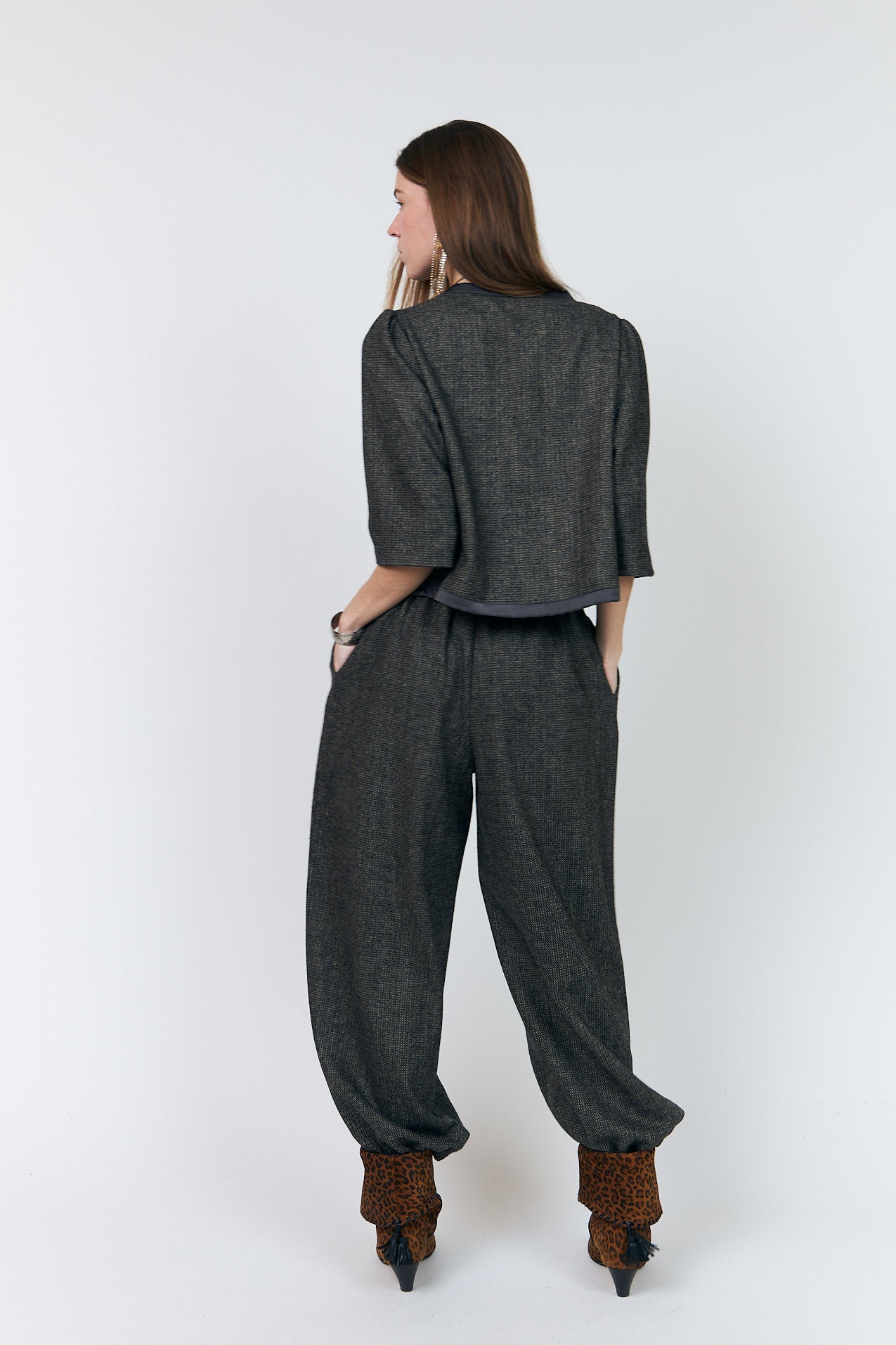 Lollys Laundry PiperLL Pants Pants 87 Dark Mokka