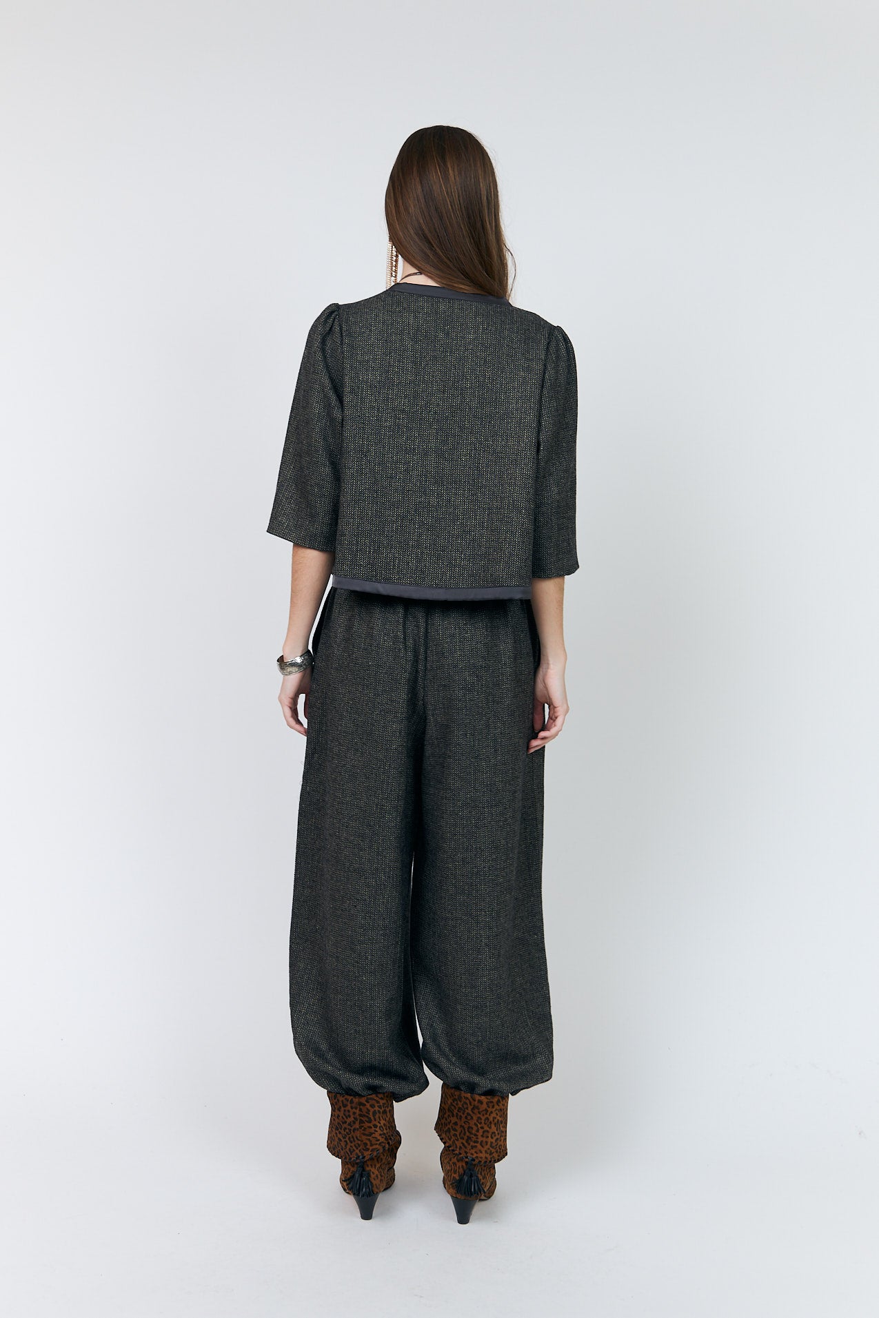 Lollys Laundry PiperLL Pants Pants 87 Dark Mokka