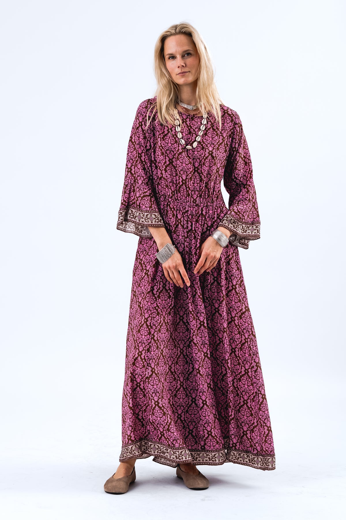 Lollys Laundry RainaLL Maxi Dress Dress 51 Pink